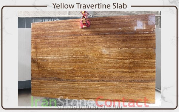 Yellow Travertine Slabs